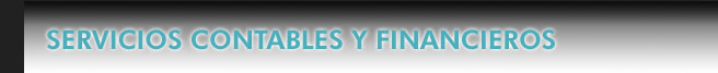Servicios contables y financieros
